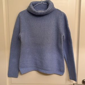 EUC Talbots Petite Periwinkle Blue Cozy Sweater Small